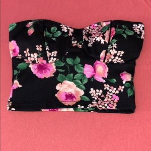 Floral crop top